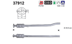 Katalysator hinten für AUDI SKODA VW A3 Sportback OCTAVIA II Combi EOS GOLF