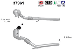 Katalysator für AUDI SEAT SKODA VW CUPRA A3 Limousine LEON ST SC OCTAVIA III