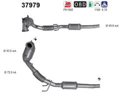 Katalysator für VW CADDY IV Großraumlimousine ALLTRACK Kasten/Großraumlimousine