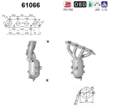 Katalysator vorne für HYUNDAI KIA ACCENT IV Stufenheck ELANTRA V i20 I i30