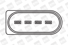 Zündspule für AUDI SKODA VW Q7 Van SUPERB II Kombi ATLAS CC B7 EOS PASSAT B6