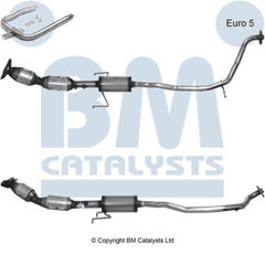 Katalysator hinten für TOYOTA PRIUS