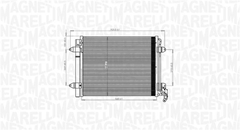 Kondensator Klimaanlage für VW TIGUAN