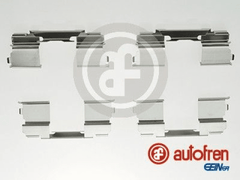 Zubehörsatz Scheibenbremsbelag Vorderachse Hinterachse für CITROËN FIAT IVECO