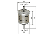 Kraftstofffilter für OPEL SKODA VW FSO ASCONA B C CC ASTRA F Stufenheck Caravan