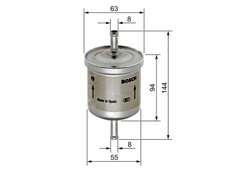 Kraftstofffilter für OPEL SKODA VW FSO ASCONA B C CC ASTRA F Stufenheck Caravan