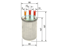 Kraftstofffilter für FORD JAGUAR SSANGYONG TATA HYUNDAI KIA FOCUS I Stufenheck