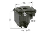 Kraftstofffilter für CITROËN FIAT FORD MAZDA PEUGEOT VOLVO MINI BERLINGO /