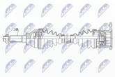 Antriebswelle Hinterachse links für FIAT SUZUKI SEDICI SX4 / CLASSIC