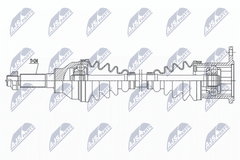 Antriebswelle Hinterachse links für FIAT SUZUKI SEDICI SX4 / CLASSIC