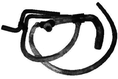 Kühlerschlauch für FIAT PANDA Kasten/Schrägheck