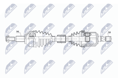 Antriebswelle Vorderachse links für DODGE FIAT JOURNEY VAN FREEMONT