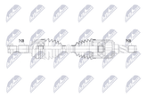 Antriebswelle Hinterachse für LAND ROVER FREELANDER 2