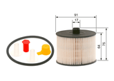 Kraftstofffilter für CITROËN FIAT FORD LANCIA PEUGEOT VOLVO C4 GRAND PICASSO I