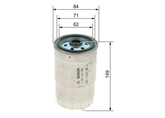 Kraftstofffilter für ALFA ROMEO AUDI CITROËN DAF FIAT FORD IVECO LANCIA