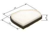 Filter Innenraumluft für CHRYSLER MERCEDES-BENZ CROSSFIRE Roadster C-KLASSE