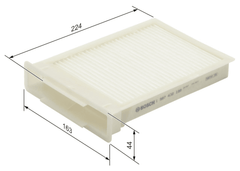 Filter Innenraumluft für CITROËN PEUGEOT TOYOTA C1 107 AYGO Kasten/Schrägheck