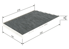 Filter Innenraumluft für MERCEDES-BENZ C-KLASSE Sportcoupe T-Model CLC-KLASSE