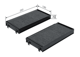 Filter Innenraumluft für BMW X5 X6