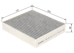 Filter Innenraumluft für MITSUBISHI SMART COLT VI CZC Cabriolet FORFOUR