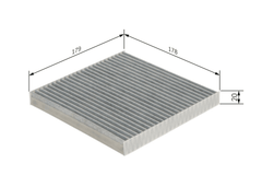 Filter Innenraumluft für CITROËN MITSUBISHI PEUGEOT C-ZERO i ION