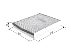 Filter Innenraumluft für FORD VOLVO C-MAX II FOCUS III Stufenheck Turnier GRAND