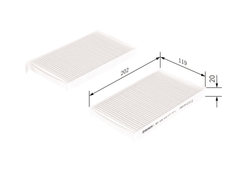 Filter Innenraumluft für HYUNDAI H-1 Travel Cargo