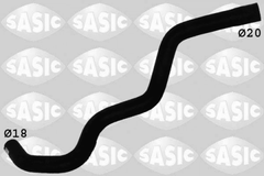 Kühlerschlauch rechts für RENAULT CLIO III Grandtour MODUS / GRAND