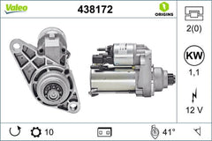 Anlasser Starter für SKODA SEAT VW AUDI ROOMSTER FABIA II Combi I Stufenheck