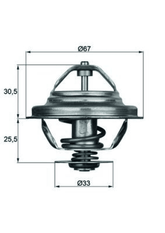 Thermostat Kühlmittel für BMW ALPINA 3 Cabriolet Touring Coupe 5 6 7 Z1 Roadster
