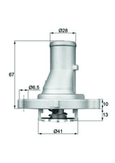 Thermostat Kühlmittel für FIAT LANCIA ZASTAVA AUTOBIANCHI CINQUECENTO DOBLO