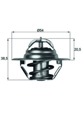 Thermostat Kühlmittel für ALFA ROMEO FIAT INNOCENTI ISUZU SEAT SUBARU CHEVROLET