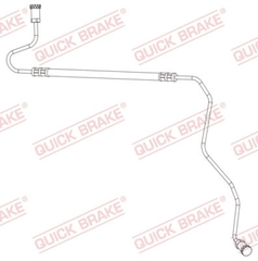 Bremsschlauch Hinterachse links für CITROËN PEUGEOT C3 PICASSO 207 CC SW