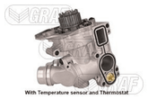 Wasserpumpe Motorkühlung für AUDI SEAT SKODA VW A3 Sportback Cabriolet A4