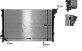 Kühler Motorkühlung für MINI Cabriolet