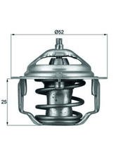 Thermostat Kühlmittel für CHRYSLER CITROËN DAIHATSU HONDA MAZDA MITSUBISHI