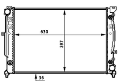 Kühler Motorkühlung für AUDI SKODA VW A4 B5 Avant B6 A6 C4 C5 ALLROAD