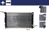 Kühler Motorkühlung für AUDI SKODA VW A4 B5 Avant B6 A6 C4 C5 ALLROAD
