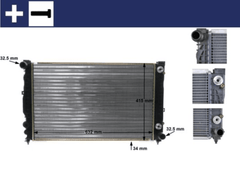Kühler Motorkühlung für AUDI SKODA VW A4 B5 Avant B6 A6 C4 C5 ALLROAD