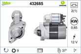 Anlasser Starter für NISSAN RENAULT DACIA KUBISTAR Kasten CLIO I II III