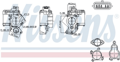 AGR Ventil für NISSAN OPEL RENAULT QASHQAI / +2 I X-TRAIL III NV400 Kasten