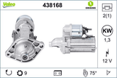Anlasser Starter für ALFA ROMEO FIAT LANCIA OPEL MITO 500 C DOBLO