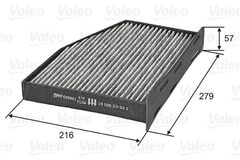 Filter Innenraumluft für AUDI SEAT SKODA VW A3 Sportback Cabriolet Q3 TT
