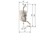 Kraftstofffilter für TOYOTA FORTUNER