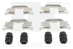 Zubehörsatz Scheibenbremsbelag Vorderachse für MITSUBISHI SUZUKI SPACE STAR VI