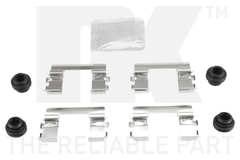 Zubehörsatz Scheibenbremsbelag Vorderachse für PEUGEOT KIA 5008 II Van SPORTAGE