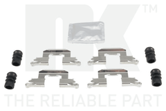 Zubehörsatz Scheibenbremsbelag Vorderachse für SUZUKI IGNIS III