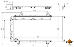 Kühler Motorkühlung für CITROËN FIAT PEUGEOT C25 Kasten Pritsche/Fahrgestell Bus