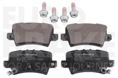 Bremsbelagsatz Scheibenbremse Hinterachse für HONDA CIVIC VIII Hatchback