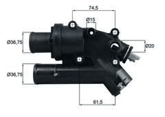 Thermostat Kühlmittel für CITROËN FIAT FORD JAGUAR LANCIA MITSUBISHI PEUGEOT